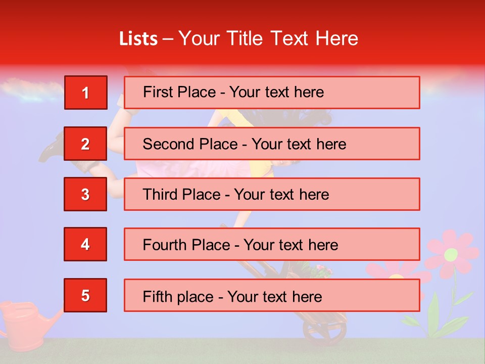 Attractive Water Natural PowerPoint Template