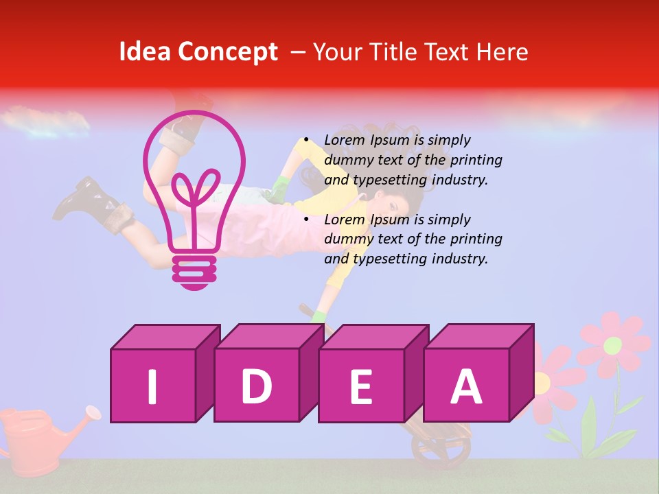 Attractive Water Natural PowerPoint Template