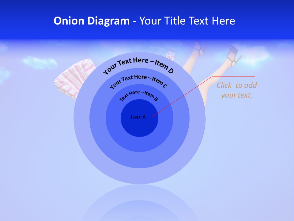 Cartoon Model Grass PowerPoint Template