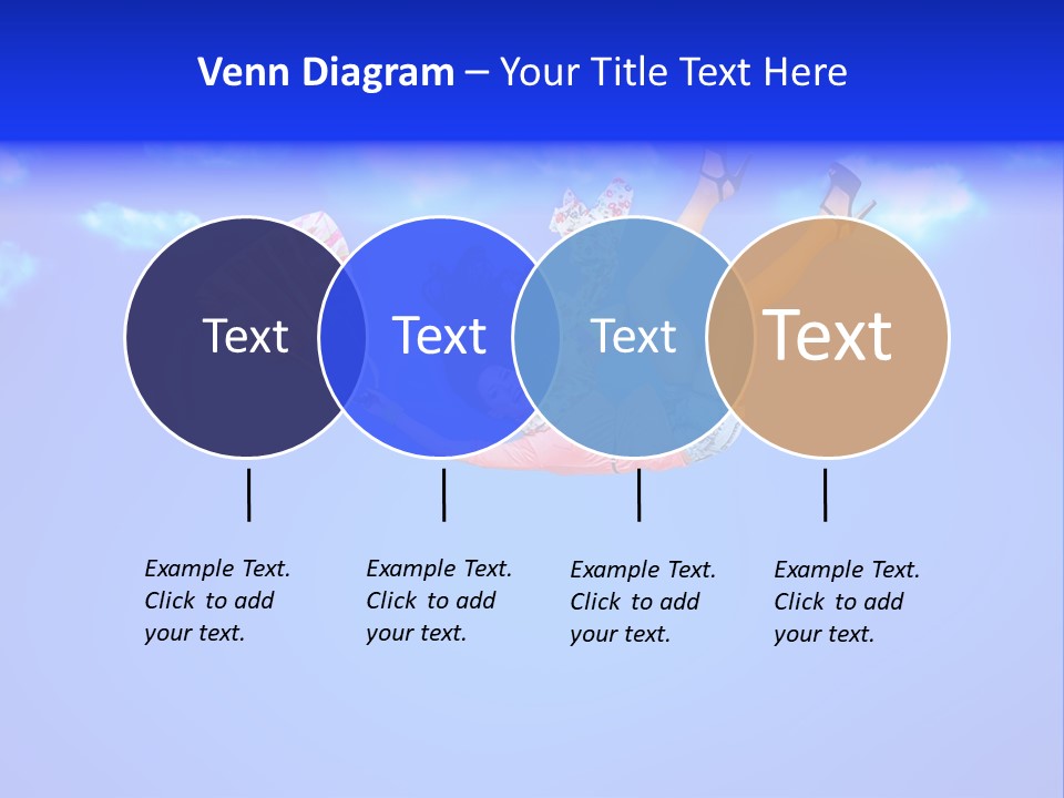 Cartoon Model Grass PowerPoint Template