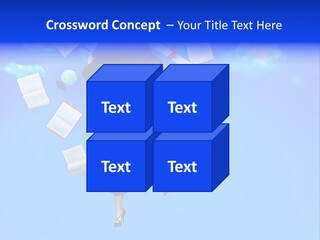 School University Textbook PowerPoint Template