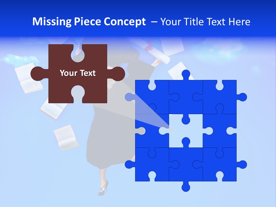 School University Textbook PowerPoint Template