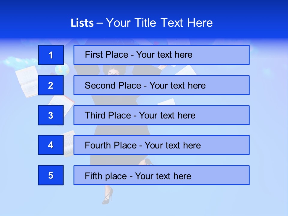 School University Textbook PowerPoint Template