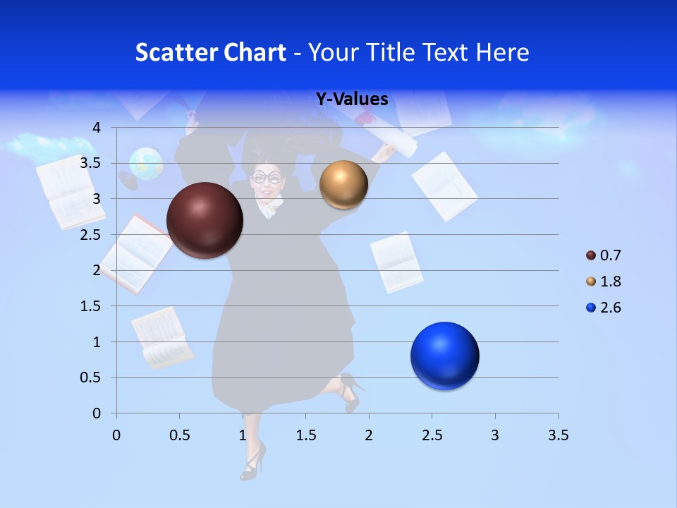 School University Textbook PowerPoint Template