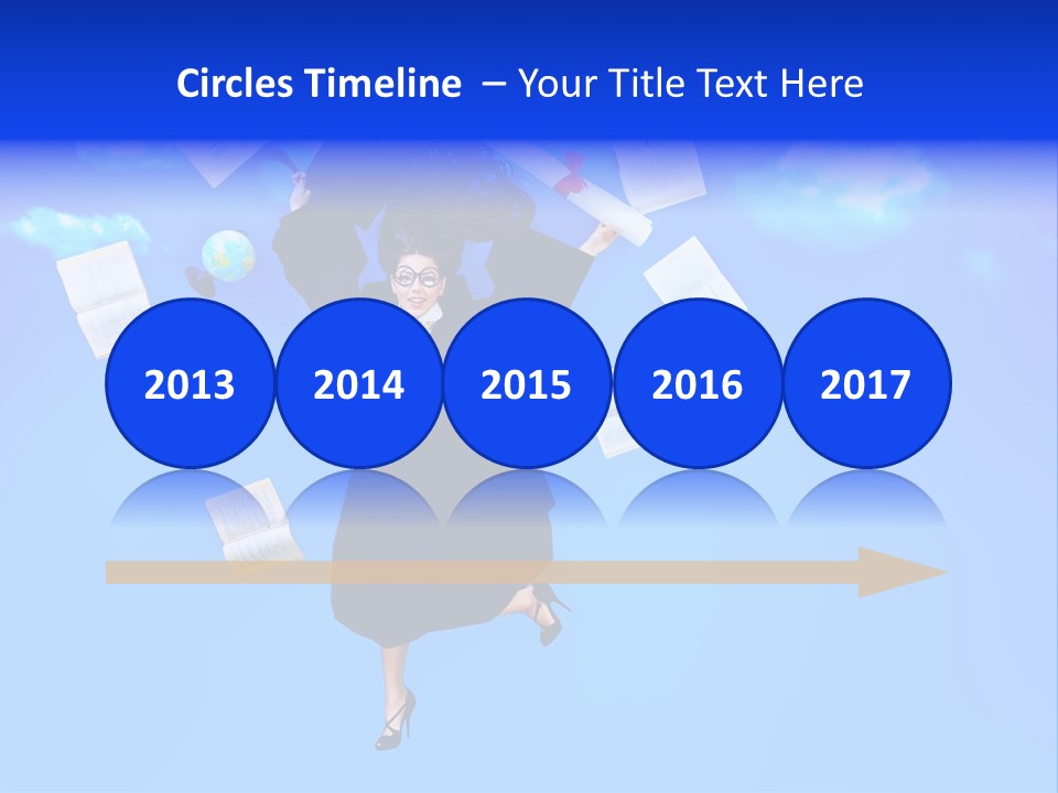 School University Textbook PowerPoint Template