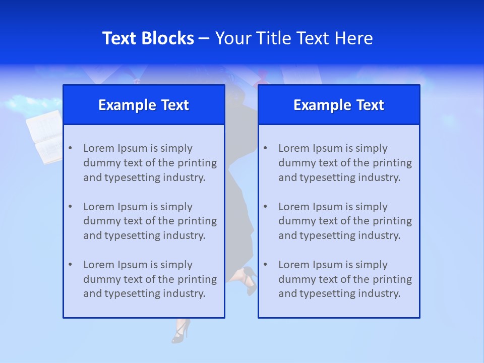 School University Textbook PowerPoint Template