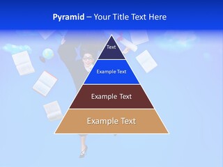 School University Textbook PowerPoint Template
