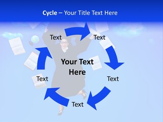 School University Textbook PowerPoint Template