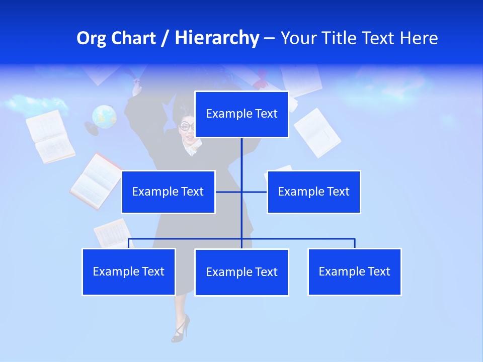 School University Textbook PowerPoint Template
