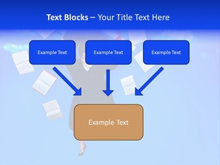 School University Textbook PowerPoint Template
