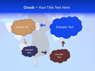 School University Textbook PowerPoint Template