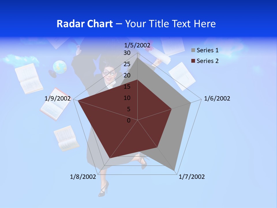 School University Textbook PowerPoint Template
