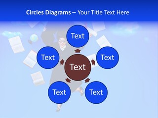 School University Textbook PowerPoint Template