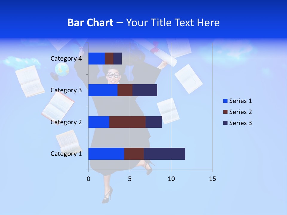 School University Textbook PowerPoint Template