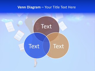 School University Textbook PowerPoint Template