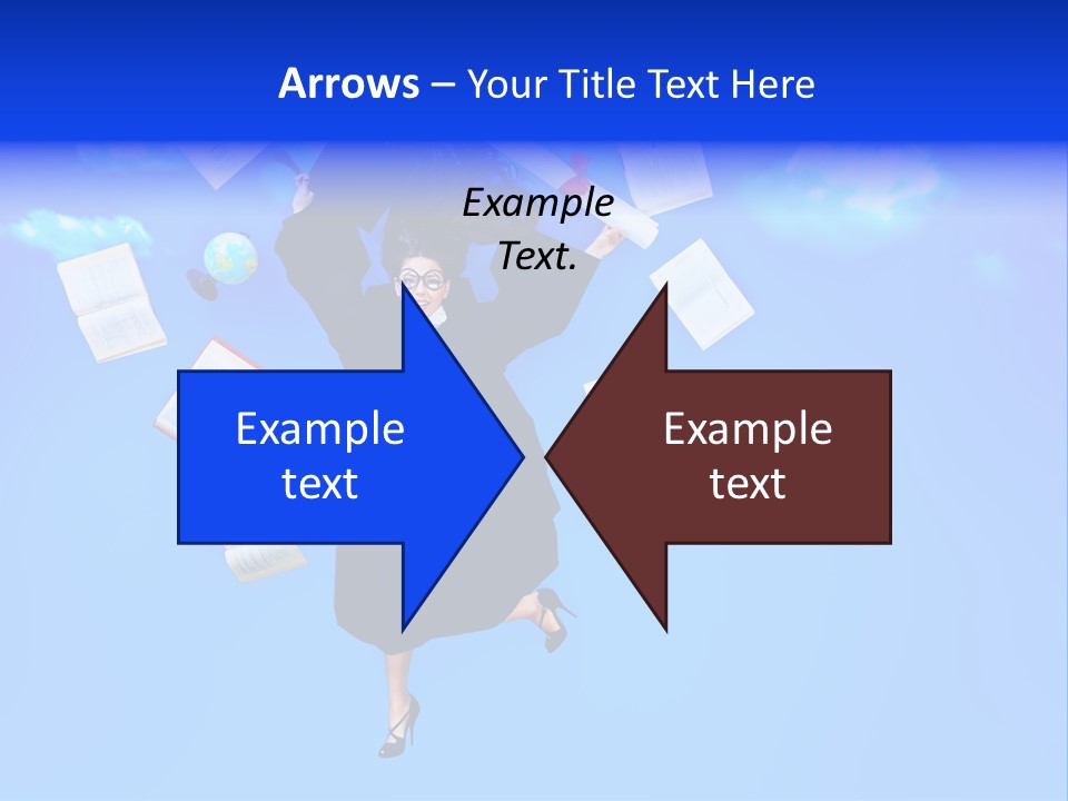 School University Textbook PowerPoint Template