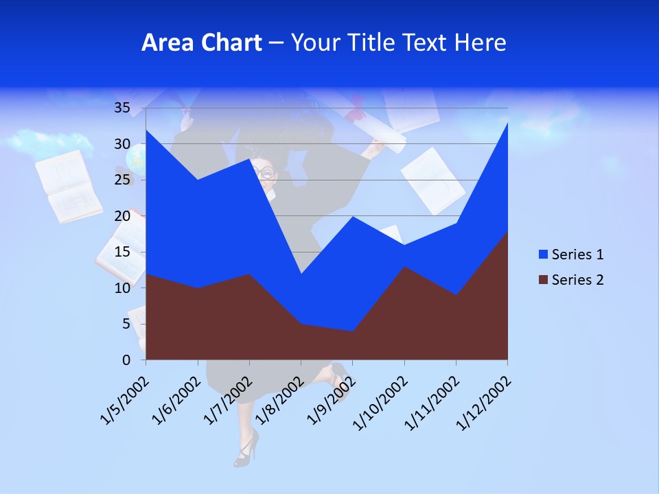 School University Textbook PowerPoint Template