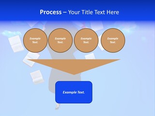 School University Textbook PowerPoint Template