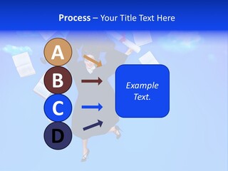 School University Textbook PowerPoint Template