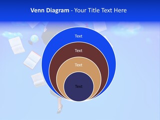 School University Textbook PowerPoint Template