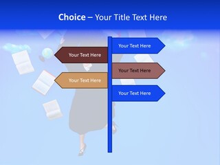 School University Textbook PowerPoint Template