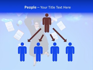 School University Textbook PowerPoint Template