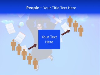 School University Textbook PowerPoint Template