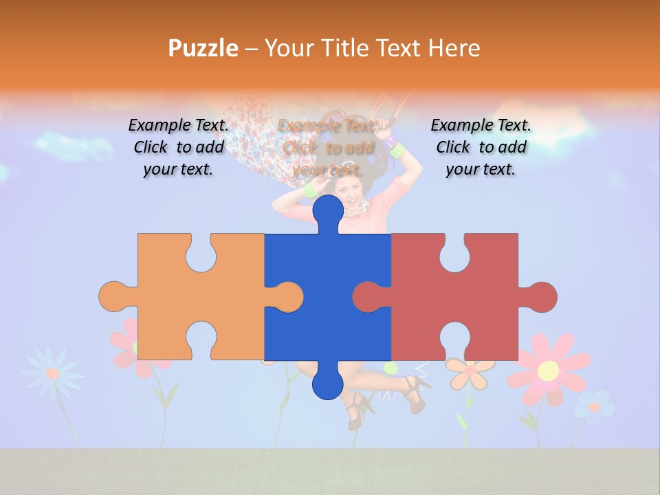 Fantasy Summer Person PowerPoint Template