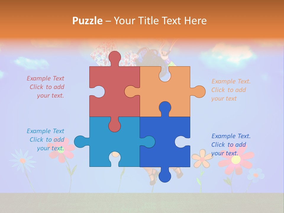 Fantasy Summer Person PowerPoint Template