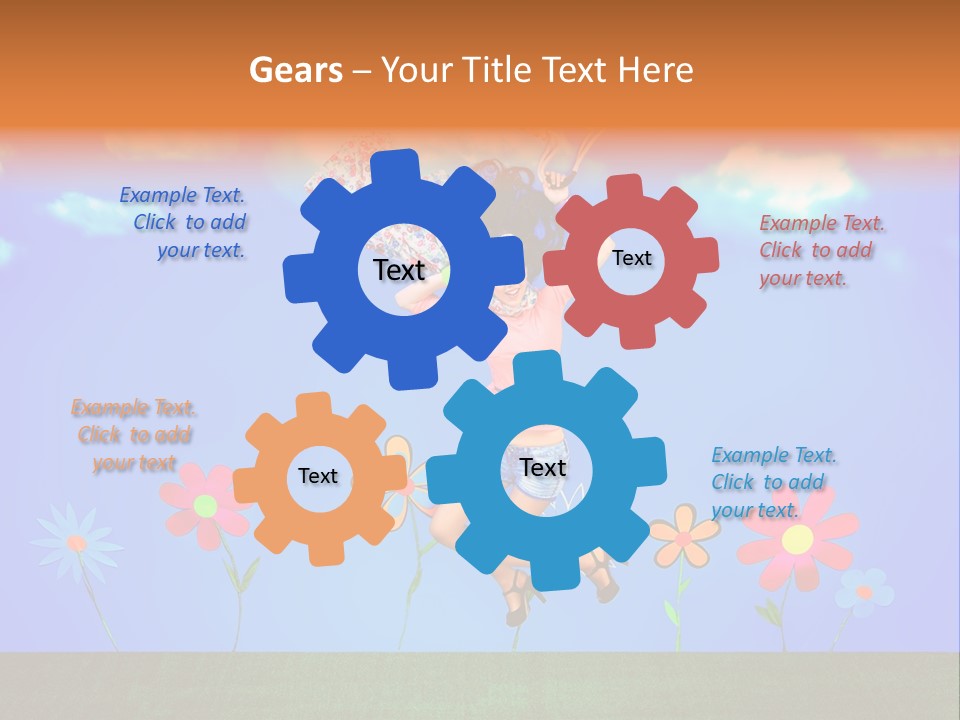 Fantasy Summer Person PowerPoint Template