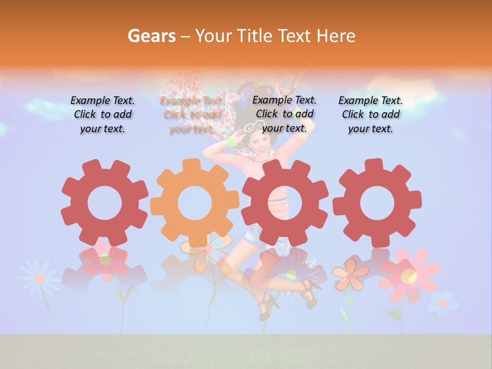 Fantasy Summer Person PowerPoint Template