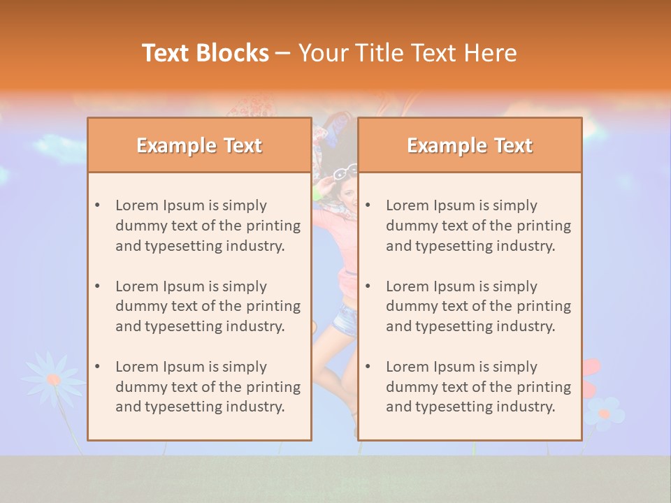 Fantasy Summer Person PowerPoint Template