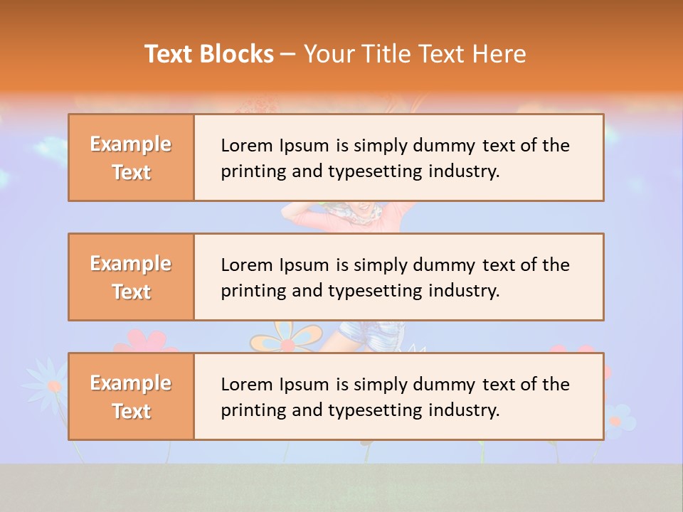 Fantasy Summer Person PowerPoint Template