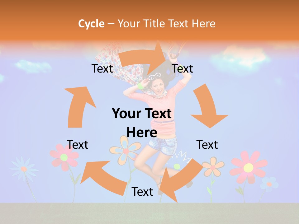 Fantasy Summer Person PowerPoint Template