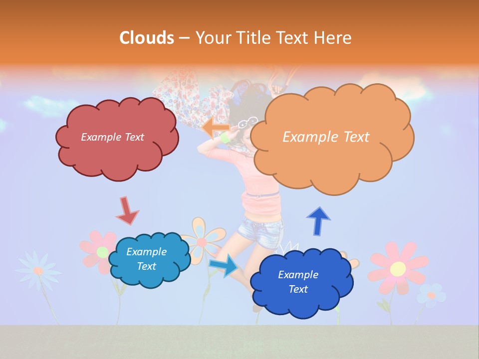 Fantasy Summer Person PowerPoint Template