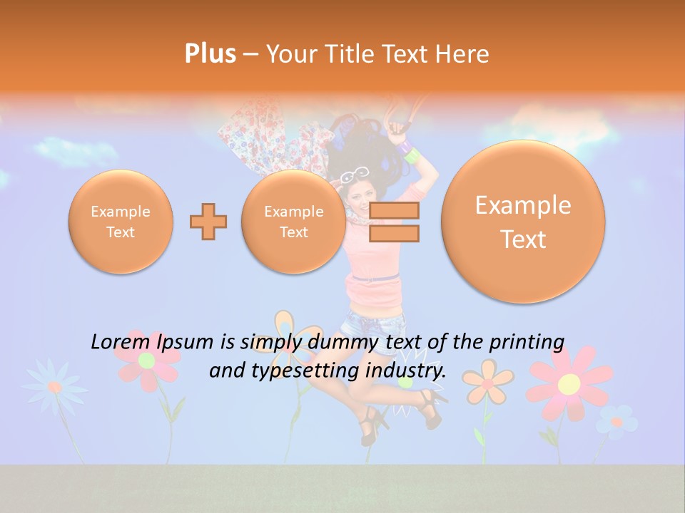Fantasy Summer Person PowerPoint Template