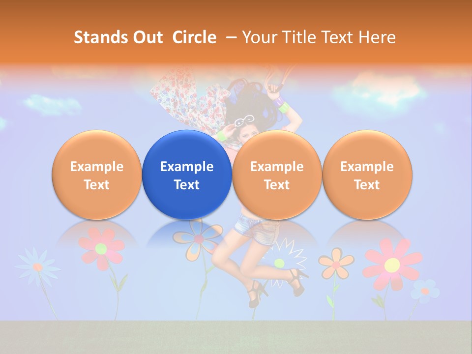 Fantasy Summer Person PowerPoint Template