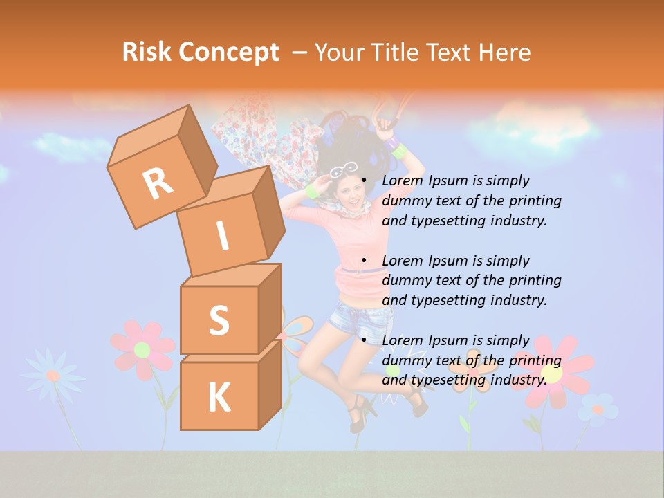 Fantasy Summer Person PowerPoint Template