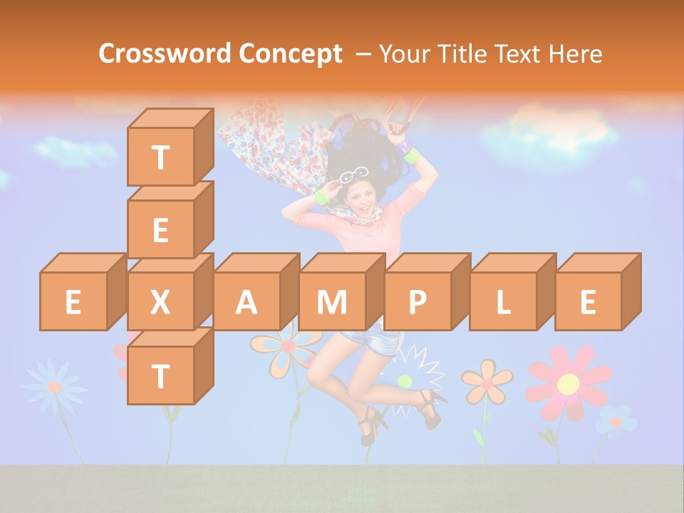 Fantasy Summer Person PowerPoint Template