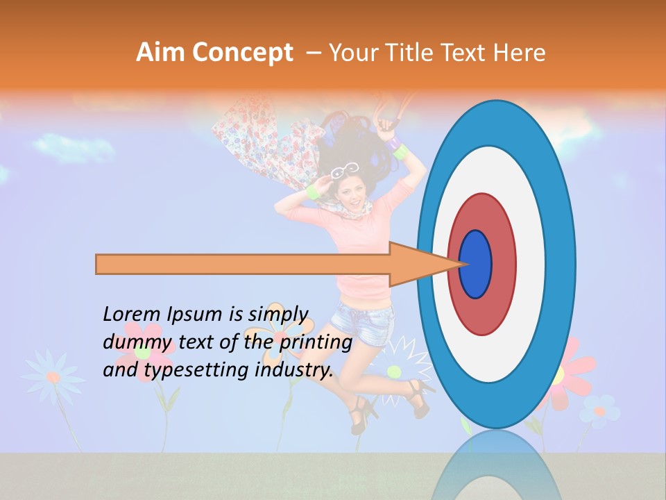 Fantasy Summer Person PowerPoint Template