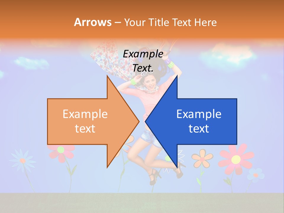 Fantasy Summer Person PowerPoint Template