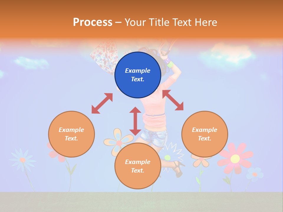 Fantasy Summer Person PowerPoint Template