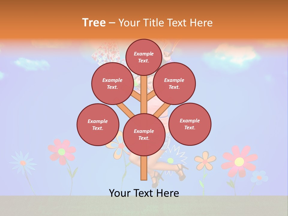Fantasy Summer Person PowerPoint Template
