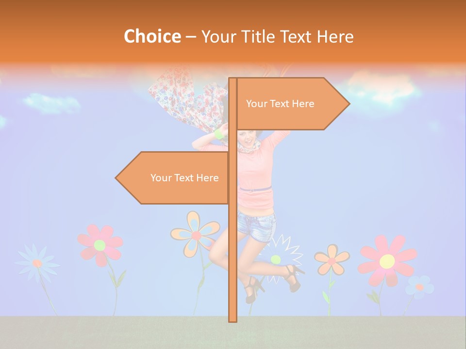 Fantasy Summer Person PowerPoint Template