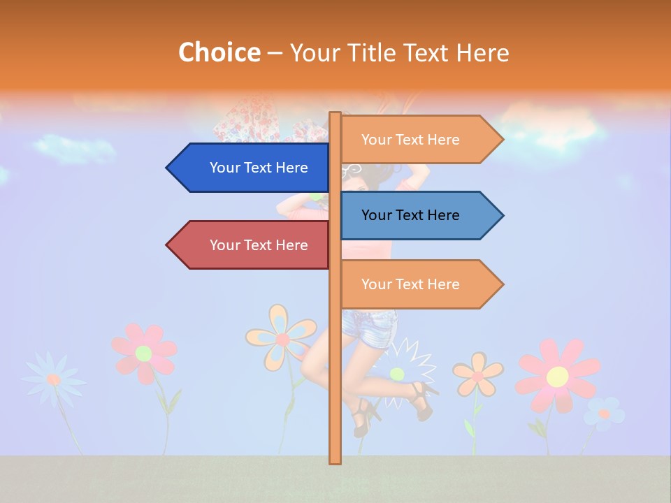 Fantasy Summer Person PowerPoint Template