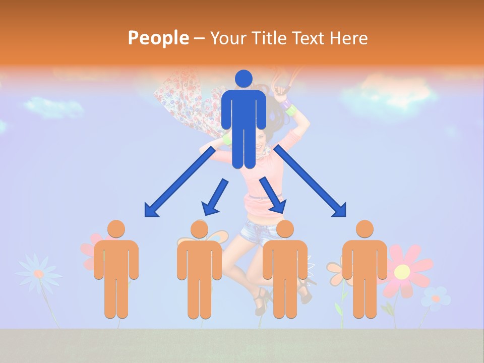 Fantasy Summer Person PowerPoint Template