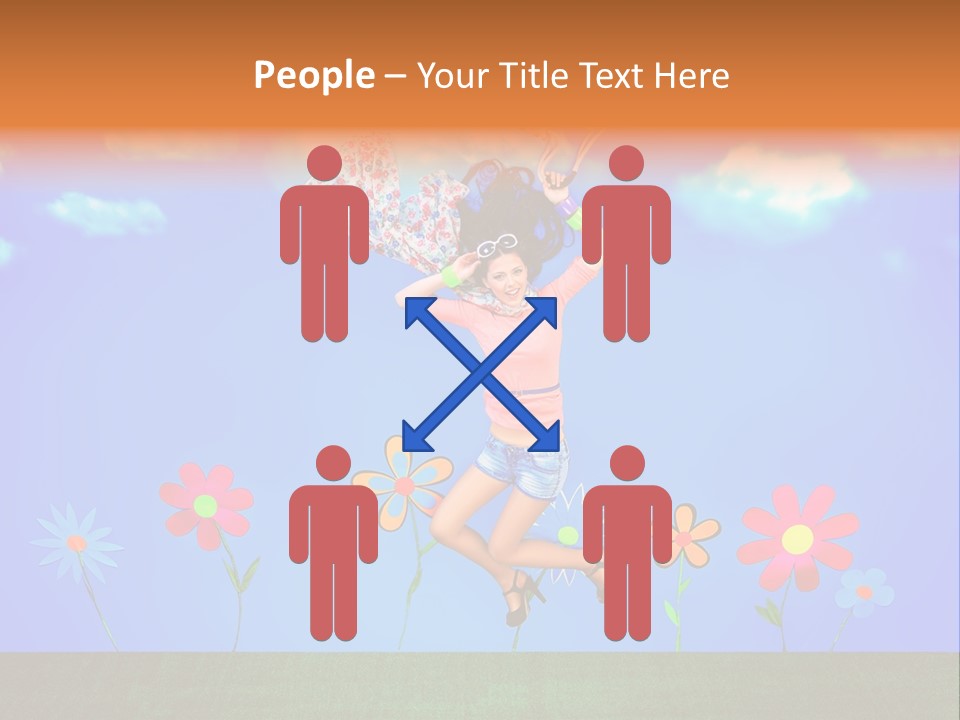 Fantasy Summer Person PowerPoint Template