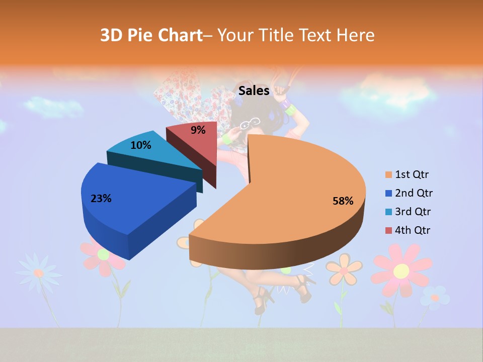 Fantasy Summer Person PowerPoint Template