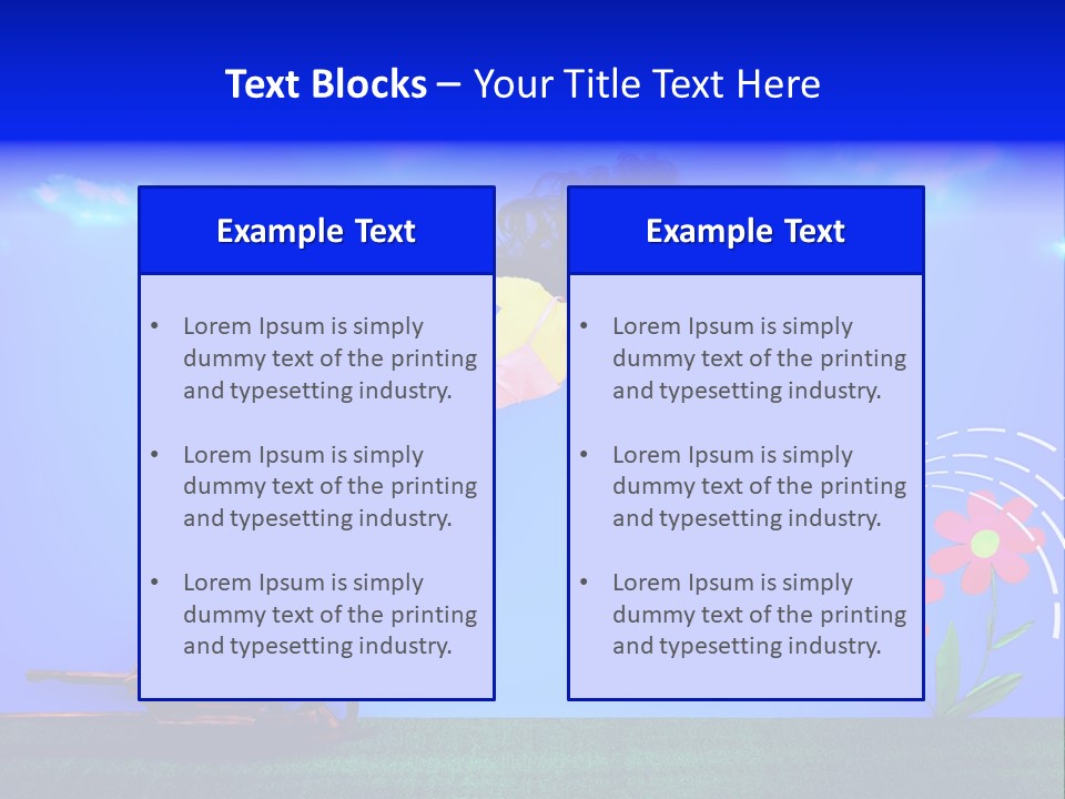 Care Garden Cartoon PowerPoint Template