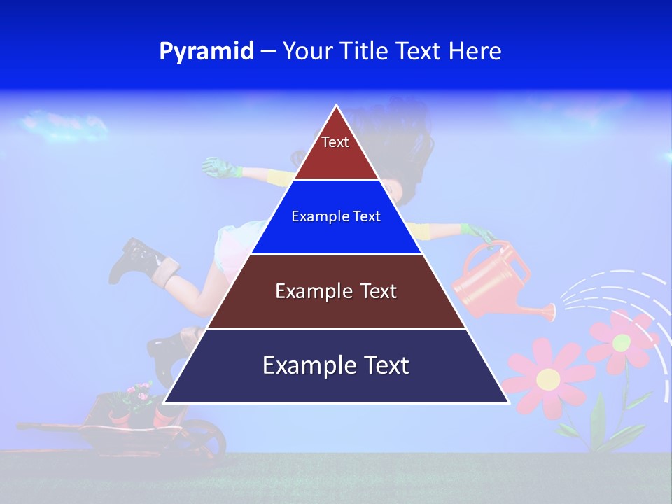 Care Garden Cartoon PowerPoint Template